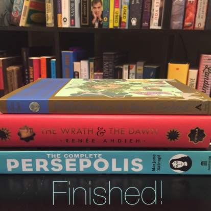 Finished books: Hullabaloo in the Guava Orchard, The Wrath & The Dawn, The Complete Persepolis